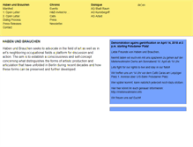 Tablet Screenshot of habenundbrauchen.de